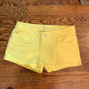 Celebrity Pink Brand Yellow Juniors Shorts